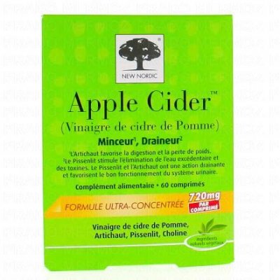 NEW NORDIC Apple Cider Vinaigre de Cidre 60 