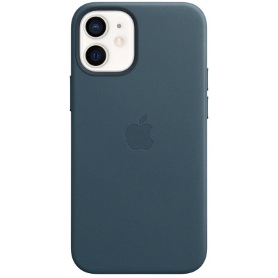 APPLE  Coque en Cuir avec MagSafe (pour iPhone 12 Mini) - Bleu Baltique