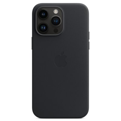 APPLE  Coque en cuir pour iPhone 14 Pro Max avec MagSafe - Minuit 
