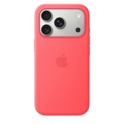 APPLE  Coque En Silicone Avec Magsafe Pour Iphone 17 Pro - Rose Goyave