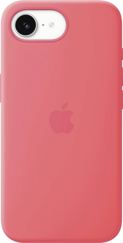 APPLE  Coque En Silicone Avec Magsafe Pour Iphone 17e - Rose Goyave