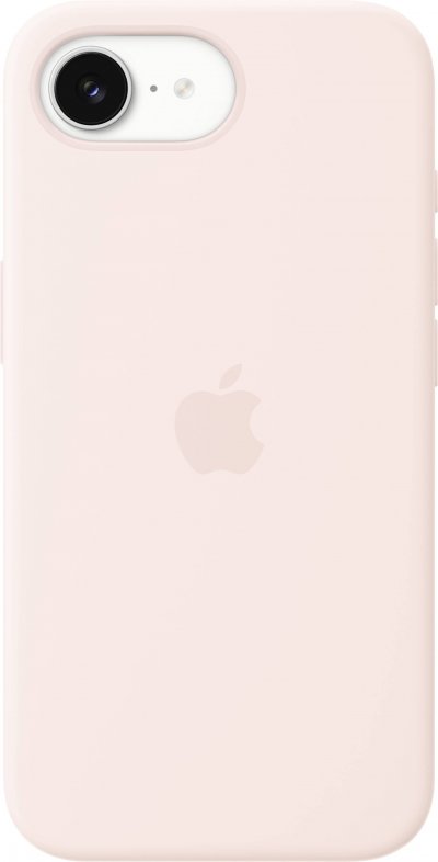 APPLE  Coque En Silicone Avec Magsafe Pour Iphone 17e - Rose Pastel