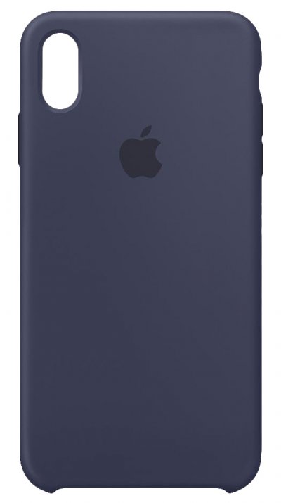 APPLE  Coque en silicone iPhone Xs Max - Midnight Blue