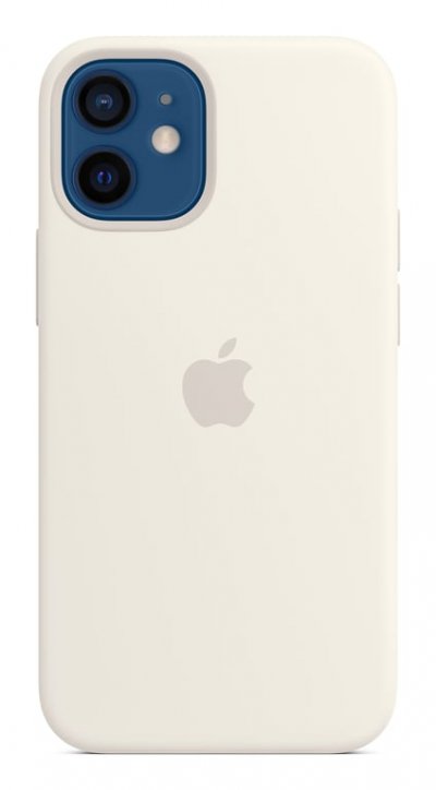 APPLE  Coque en silicone MagSafe iPhone 12 Mini - White