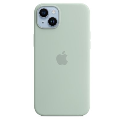 APPLE  Coque en silicone MagSafe iPhone 14 Plus - Succulent