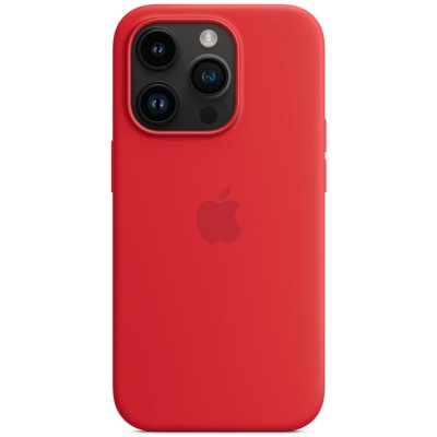 APPLE  Coque en silicone MagSafe iPhone 14 Pro - Rouge