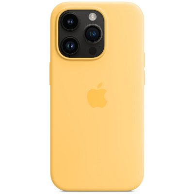 APPLE  Coque en silicone MagSafe iPhone 14 Pro - Sunglow