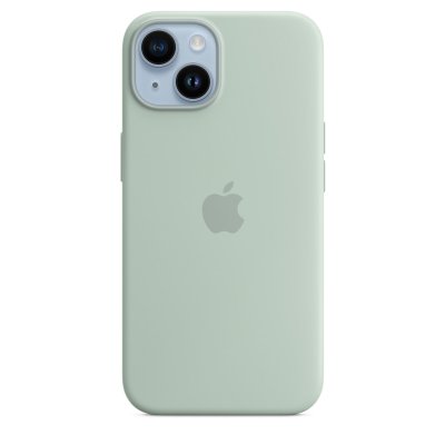 APPLE  Coque en silicone MagSafe iPhone 14 - Succulent