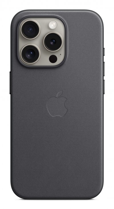 APPLE  Coque en tissage fin avec MagSafe pour iPhone 15 Pro - Noir