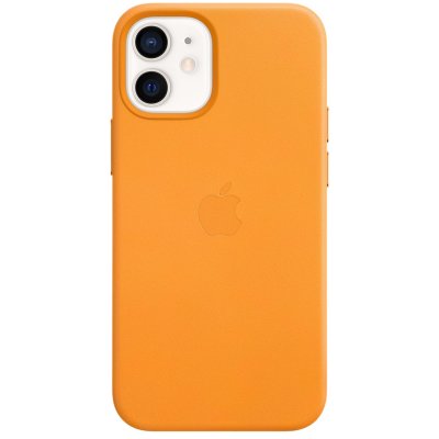 APPLE  Coque Leather MagSafe iPhone 12 Mini - California Poppy