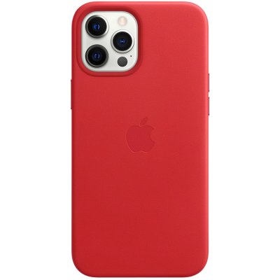 APPLE  Coque Leather MagSafe iPhone 12 Pro Max - Red