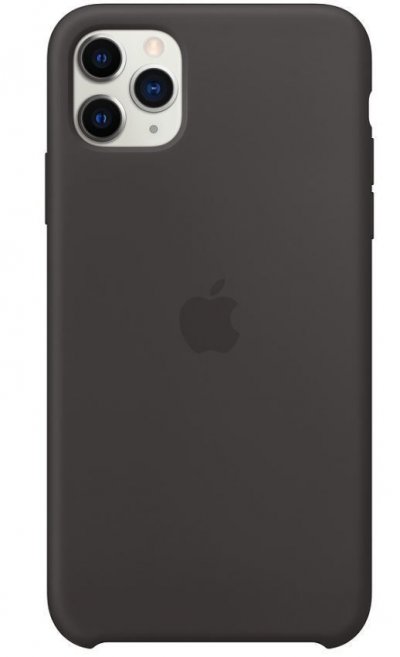 APPLE  Coque Silicone Noir pour iPhone 11 Pro Max