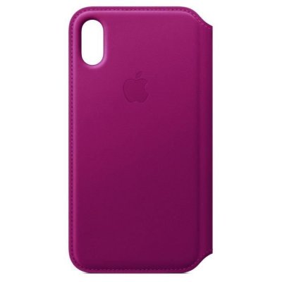 APPLE  - &Eacute;tui &Agrave; Rabat Pour T&eacute;l&eacute;phone Portable - Cuir - Myrtille