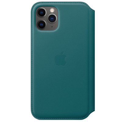 APPLE  iPhone 11 Pro Leather Foli Peacock