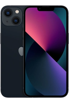 Apple iPhone 13 6,1 pouces 5G 256 Go Double SIM Noir minuit 