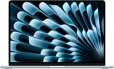 Apple MacBook Air M4 15 pouces (2025) Bleu ciel 16Go/256 Go (MC7A4FN/A) 