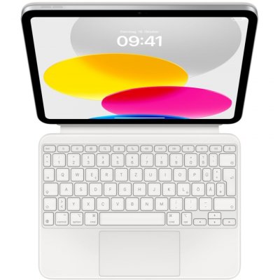 APPLE  Magic Keyboard Folio Ipad 10th Keyboard Cover Blanc German QWERTZ