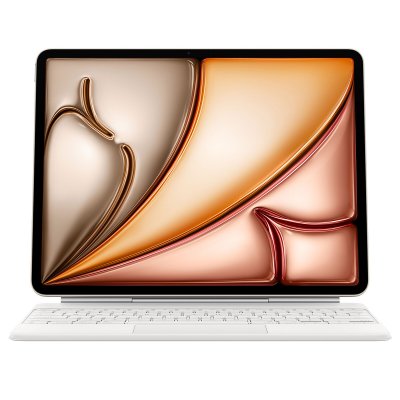 APPLE  Magic Keyboard FR White - iPad Air 13 pouces M3 (2025)