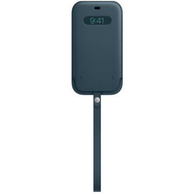 APPLE  Sacoche en cuir MagSafe iPhone 12 Pro Max - Baltic Blue