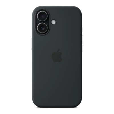 APPLE  Silicone Case iPhone 17 noir compatible avec MagSafe MGF14ZM/A