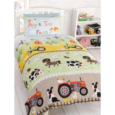 Apple Tree Farm Simple Housse de couette et taie Set