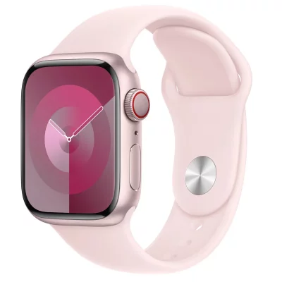 APPLE  Watch Band - Bracelet Sport - 41&nbsp;mm - Rose p&acirc;le - S/M