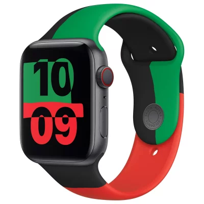 APPLE  Watch Band - Bracelet Sport - 44&nbsp;mm - Black Unity - S/M