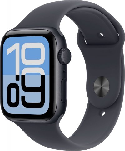 Apple Watch SE 3 GPS 44 mm Minuit Bracelet Sport Sport Minuit M/L 