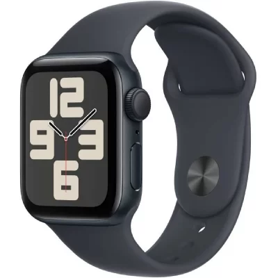 Apple Watch SE GPS 40 mm Bo&icirc;tier en Aluminium Minuit avec Bracelet Sport Minuit M/L 