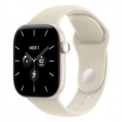 Apple Watch Series 12 , OLED, &Eacute;cran tactile, 64 Go, Wifi, GPS (satellite), 41,7 g MJGX4ZR/A