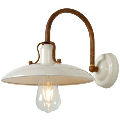 LUCIDE Applique 1x e27 max 60W m&eacute;tal cr&egrave;me  ROMER