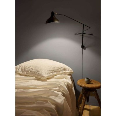 DCW EDITIONS Applique avec prise en acier noir BS2 mini Mantis - 