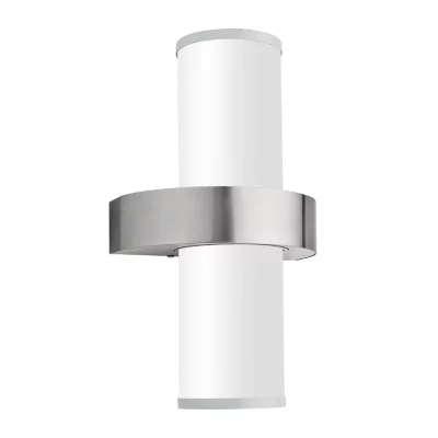 EGLO Applique beverly pour salle de bain et ext&eacute;rieure h35 cm ip44 - inox