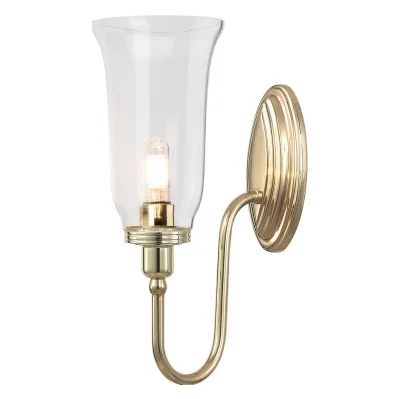 ELSTEAD LIGHTING Applique blake2, laiton poli et verre