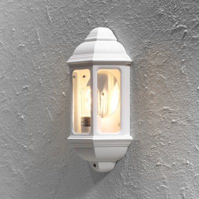 KONSTSMIDE Applique d'ext&eacute;rieur classique CAGLIARI I blanche