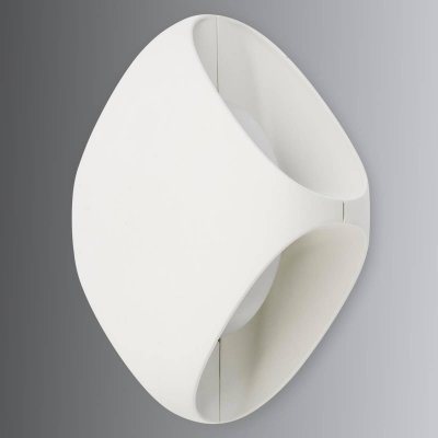 FARO BARCELONA Applique d'ext&eacute;rieur LED Bu-oh! blanche