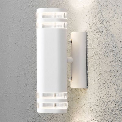 KONSTSMIDE Applique d&acute;ext&eacute;rieur Modena &agrave; 2 lampes, blanche