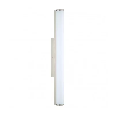 EGLO Applique design CALNOVA nickel satin&eacute; abat jour blanc