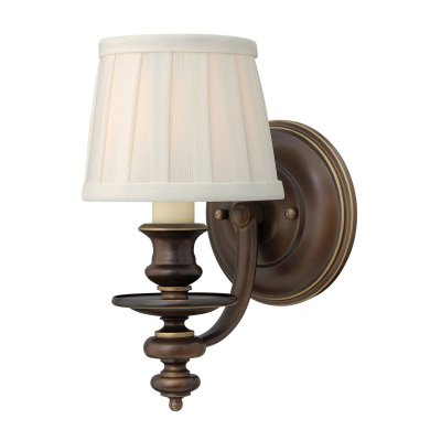 ELSTEAD LIGHTING Applique Dunhill en tissu &agrave; abat-jour