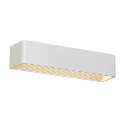 KOSILUM Applique en m&eacute;tal blanc 37 cm