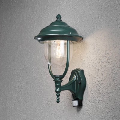 KONSTSMIDE Applique ext&eacute;rieur verte Parma d&eacute;tecteur mvt