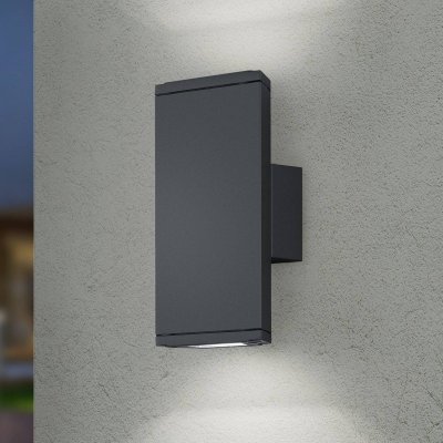 LUMIERE Applique exterieure biemission colorado led ip54 anthracite trio lighting
