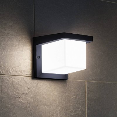 EGLO Applique ext&eacute;rieure cubique desella 1 led h16 cm ip54 - anthracite