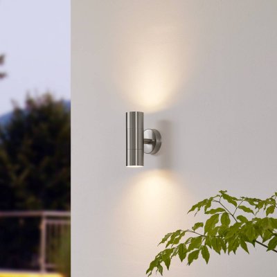 LINDBY Applique ext&eacute;rieure 'Hakan' en inox