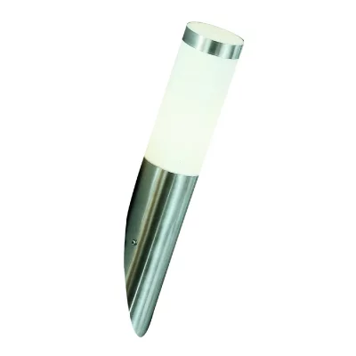 GLOBO Applique ext&eacute;rieure inox - plastique opal