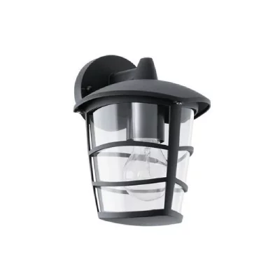EGLO Applique ext&eacute;rieure Noir 1X60W-Aloria -  LIGHTING - 93098