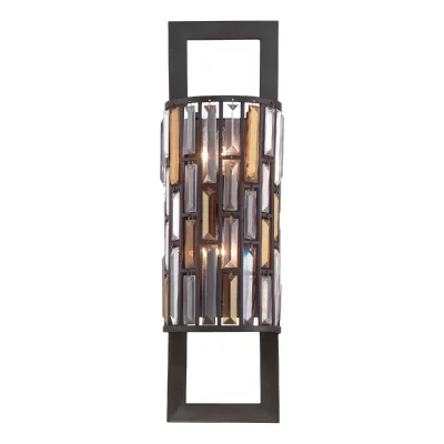 ELSTEAD LIGHTING Applique Gemma, bronze et cristal, 20 cm