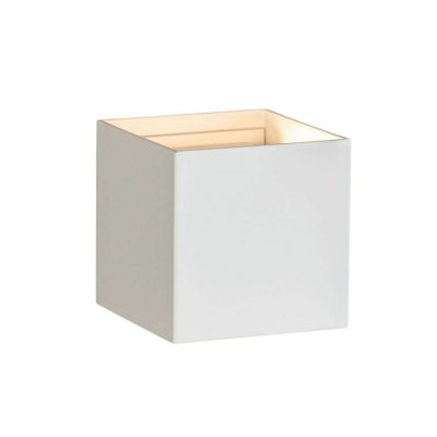 KOSILUM Applique LED design ext&eacute;rieur - blanc - angle ajustable - Cubic
