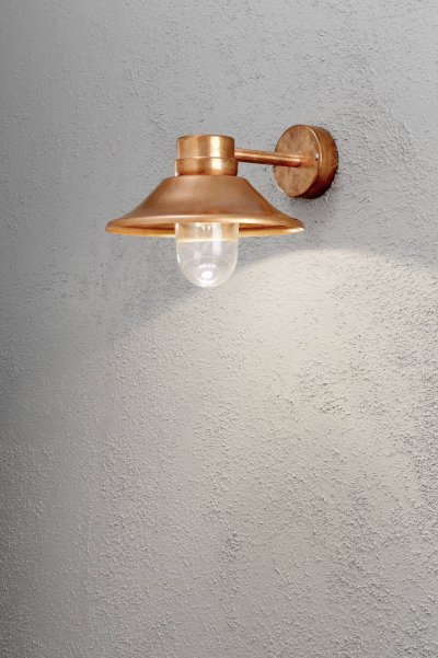 KONSTSMIDE Applique LED ext&eacute;rieure  Vega 412-900 LED int&eacute;gr&eacute;e cuivre