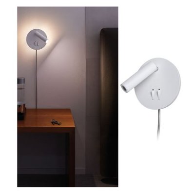 PAULMANN Applique LED Tabari 4W/1,2W Blanc/Chrome